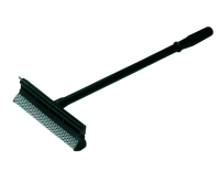 Skrobaczka do szyb z gąbką, 545 mm, czarna